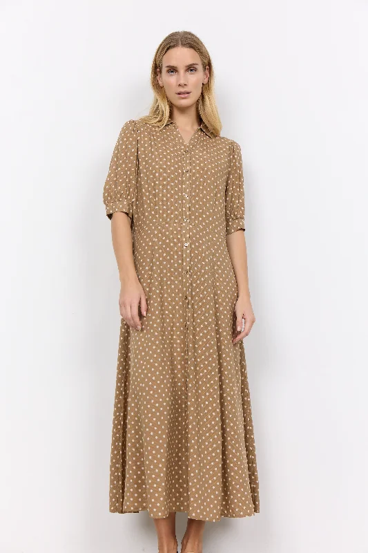 Today's Special cocktail party dressFatou Dress - Camel