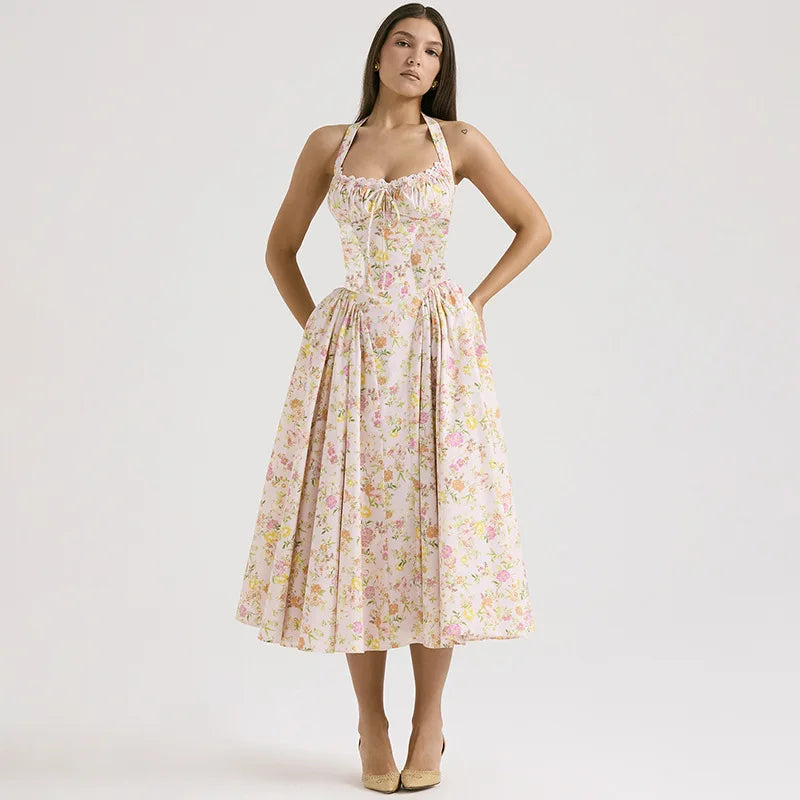 Huge Discounts Isolde Floral Midi Dress