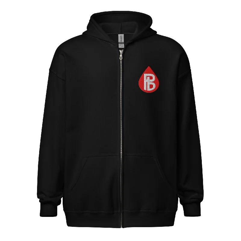 smooth fit athletic sweatshirtPureblood Heavy Blend Zip Hoodie