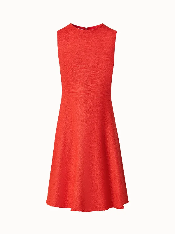 Huge Discounts minimalistic dressShift Dress in Raw Indian Silk and A-line Skirt