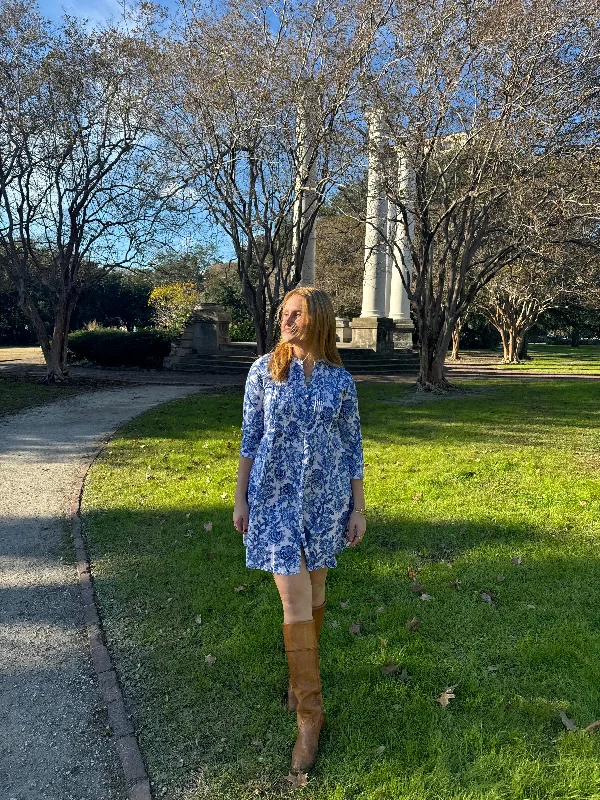 Super Bargain Juliette Dress Blue Canton