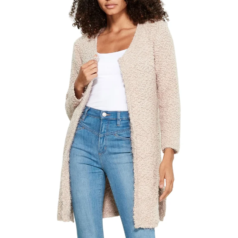 Bargain Bin POL Clothing Women's Soft Marled Knit Open Front Cardigan