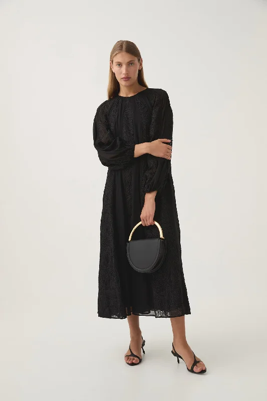 Customer Appreciation Sale midi dressSoleil Blouson Lace Midi Dress