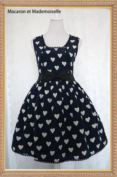 floral wrap dressChess Story~The Queen of Hearts~Heart Pattern Lolita JSK