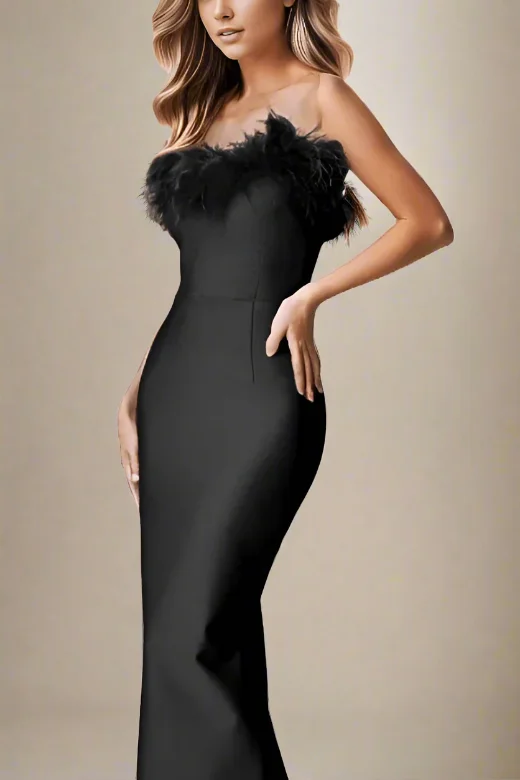 casual day dressErin Bandage Maxi Dress - Classic Black