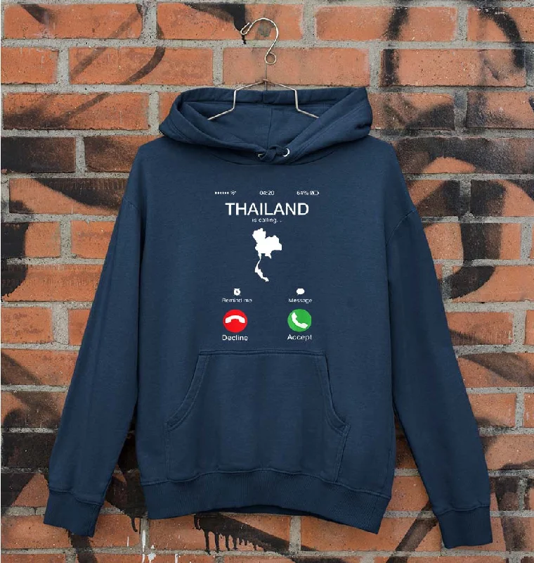 Special Buy casual pullover hoodieThailand Calling Unisex Hoodie for Men/Women