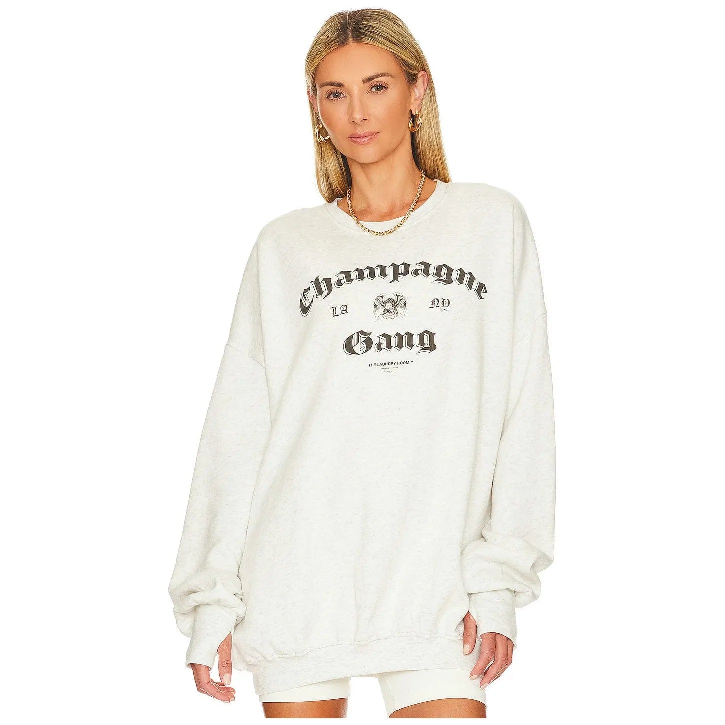New Markdowns cozy gym sweatshirtLaundry Room Champagne Gang Jumper