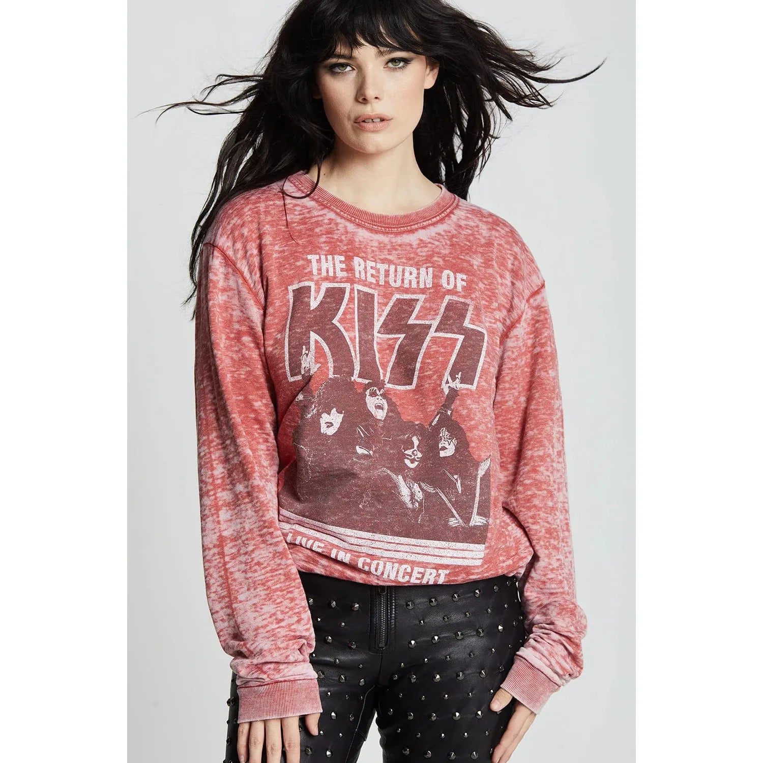 Best Seller zip-up gym hoodieRecycled Karma Kiss Live In Concert Sweatshirt