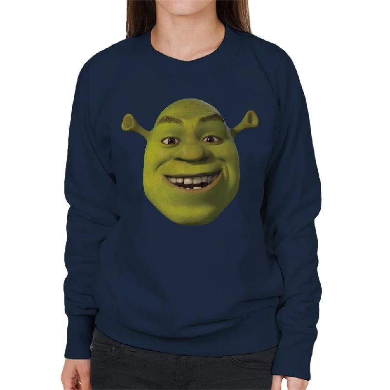 performance gym sweatshirtShrek Smiling Women's Sweatshirt