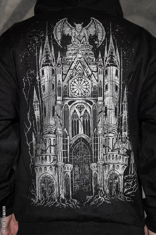 Savings Galore Gargoyle Cathedral Hoodie [METALLIC SILVER]