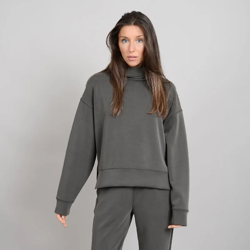 Discount Mania functional sports hoodiePeca Super Soft Modal Long Sleeve Turtle Neck