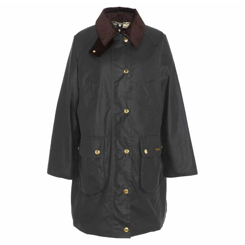 Loyalty Reward Barbour Long Beadnell Ladies Wax Jacket - Sage/Ancient