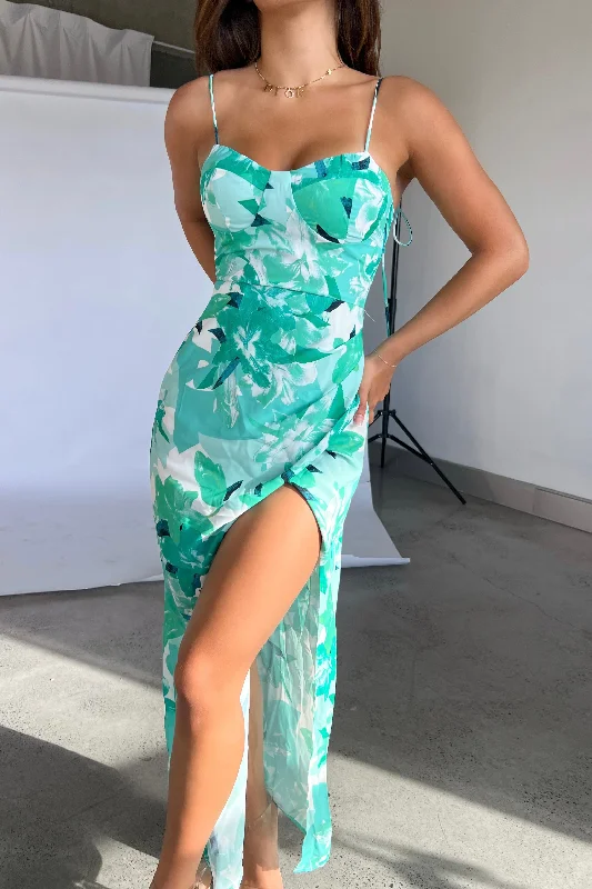 Warehouse Sale stylish party dressALICE DRESS - GREEN