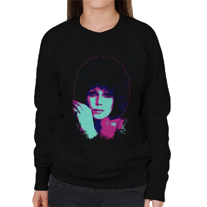 Stock Clearance casual workout hoodieTV Times Joanna Lumley 1976 Pop Art Stylised Women's Sweatshirt Stock Clearance casual workout hoodieTV Times Joanna Lumley 1976 Pop Art Stylised Women's Sweatshirt