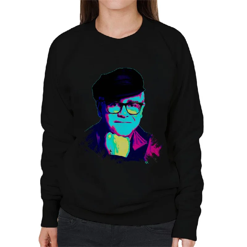 Final Clearance minimalist gym sweatshirtTV Times Elton John Smile Pop Art Stylised Women's Sweatshirt Final Clearance minimalist gym sweatshirtTV Times Elton John Smile Pop Art Stylised Women's Sweatshirt