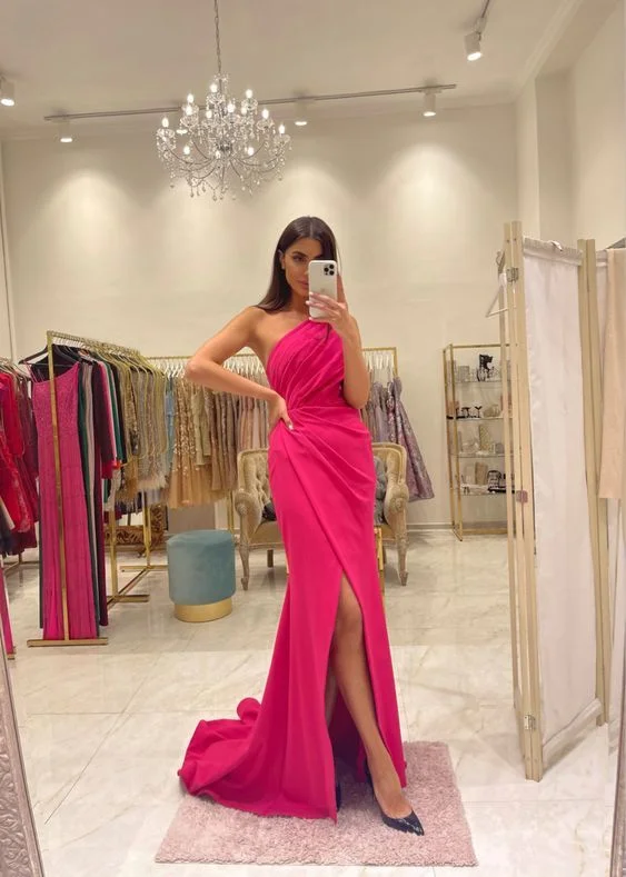 knit dressHot Pink Prom Dress Women Sexy Dresses Elegant Party Dress Y1056