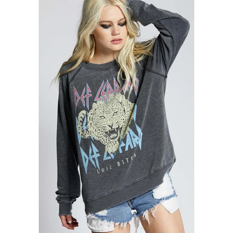 Price Fest loose fit athletic hoodieRecycled Karma Def Leppard Love Bites Sweatshirt Price Fest loose fit athletic hoodieRecycled Karma Def Leppard Love Bites Sweatshirt
