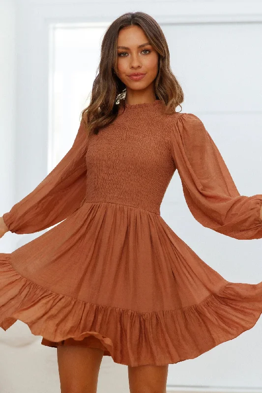Today’s Deal stylish party dressVara Chiffon Ruffle Dress - FINAL SALE