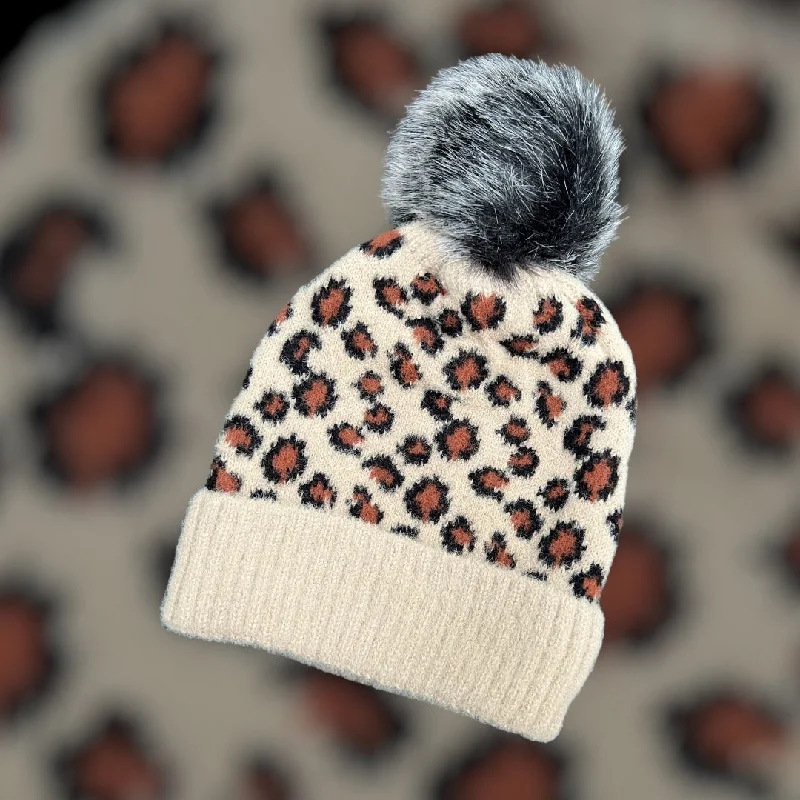 Weekend Deal tiered dressLeopard Beanie