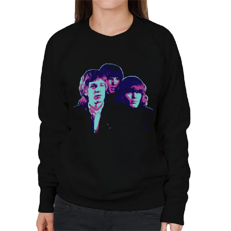 Act Fast functional sports hoodieTV Times Walker Brothers Band Portrait Pop Art Stylised Women's Sweatshirt Act Fast functional sports hoodieTV Times Walker Brothers Band Portrait Pop Art Stylised Women's Sweatshirt