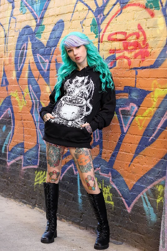 Deal of the Day Conjuring Cat Hoodie [Zipper or Pullover]