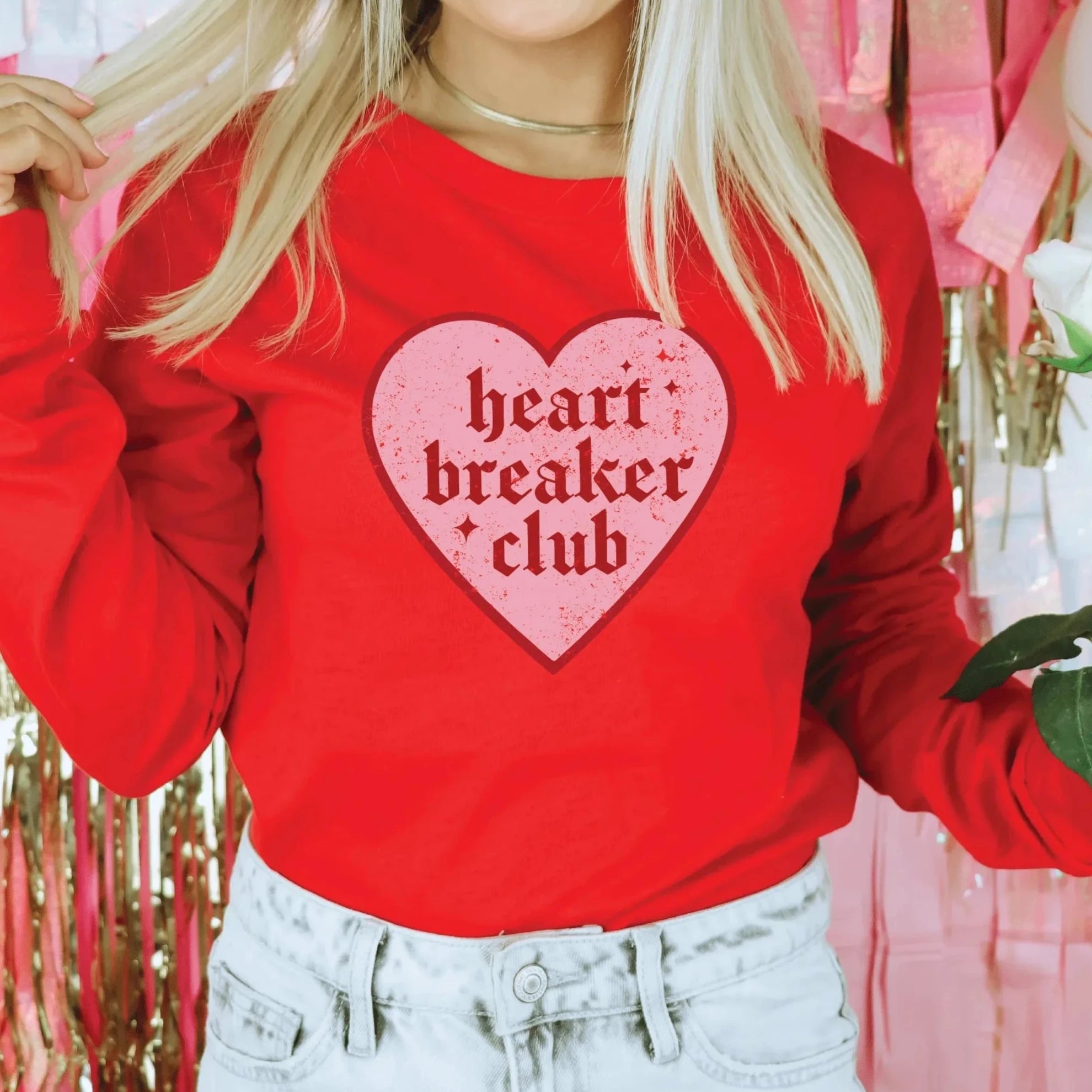 Overstock chic fitness hoodieHeart Breakers Club Crew