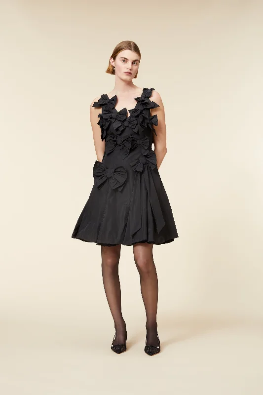 Sale Event BOW BOUQUET TAFFETA MINI DRESS