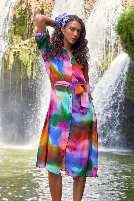 Limited Time Offer chic slip dressSilk Shirt Dress
