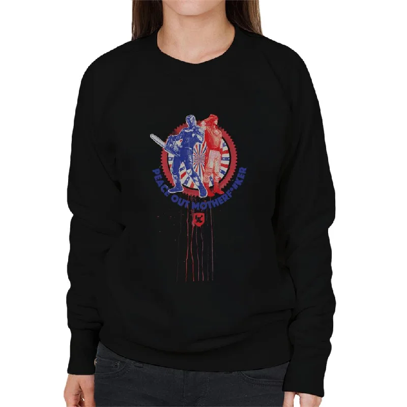 breathable workout hoodiePeacemaker Peace Out Women's Sweatshirt