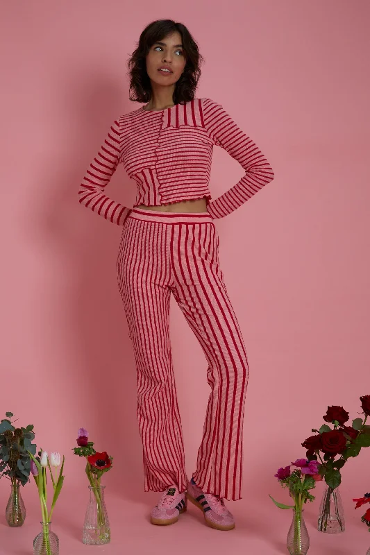 Unmissable Offer Hallie Stripe Jersey Flares