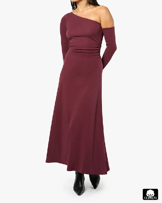 Price Slash off-the-shoulder dressLong Sleeve Off Shoulder Dress