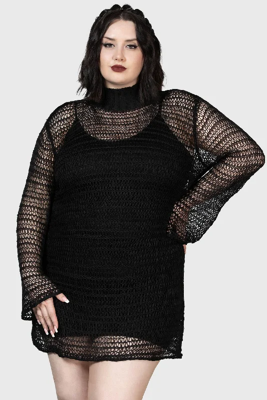 Deal Frenzy Rebecca's Rage Knit Dress [PLUS] - Resurrect
