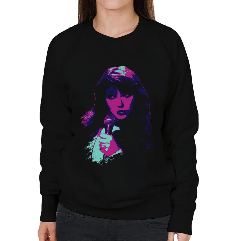 Deal Explosion sporty casual hoodieTV Times Kate Bush Performing 1978 Pop Art Stylised Women's Sweatshirt Deal Explosion sporty casual hoodieTV Times Kate Bush Performing 1978 Pop Art Stylised Women's Sweatshirt