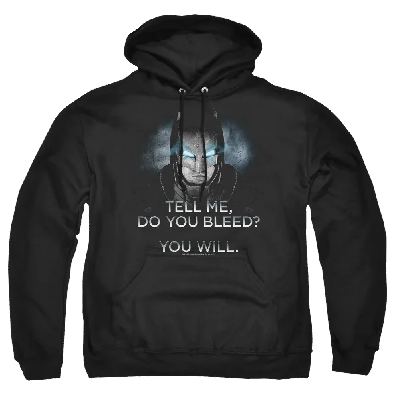 Exclusive Offers sporty hooded sweatshirtBatman v Superman Do You Bleed - Pullover Hoodie Exclusive Offers sporty hooded sweatshirtBatman v Superman Do You Bleed - Pullover Hoodie