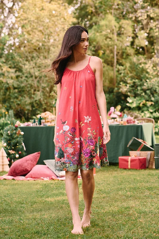 Overstock satin midi dressNathalie Lété Cami Dress