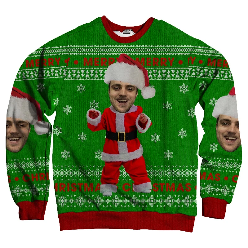 Super Bargain zip-up gym hoodieCustom Christmas Santa Unisex Sweatshirt