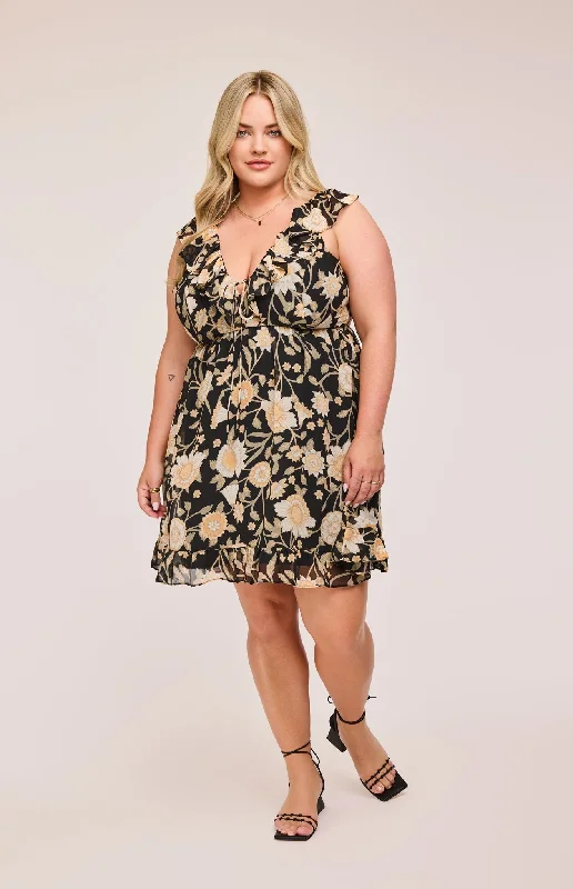 Act Fast Cecilia Floral Mini Dress