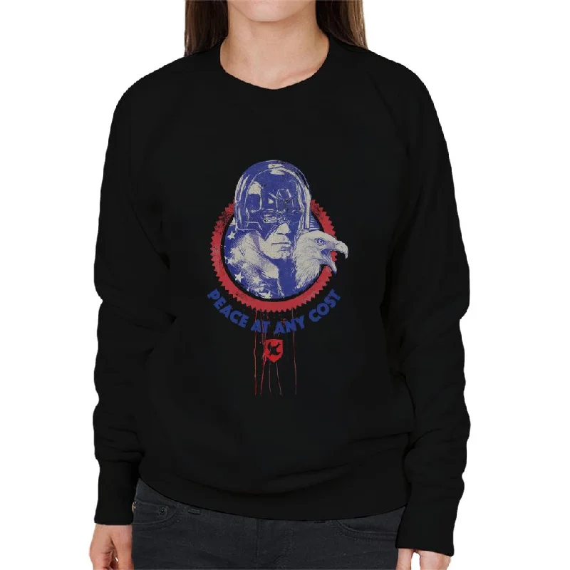 long-sleeve athletic hoodiePeacemaker Peace At Any Cost Women's Sweatshirt