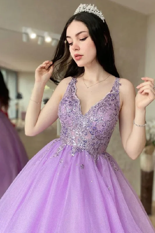 casual knit dressPurple V Neck Tulle Lace Long Prom Dress Purple Tulle Formal Dress Y1093