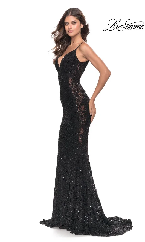 wool dressLa Femme 31257 Formal Prom Dress