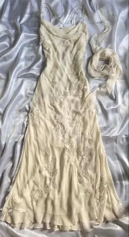 The Best Prices pleated maxi dressElegant Ivory Straps Appliques Beading Vintage Party Dress, DP2278 The Best Prices pleated maxi dressElegant Ivory Straps Appliques Beading Vintage Party Dress, DP2278