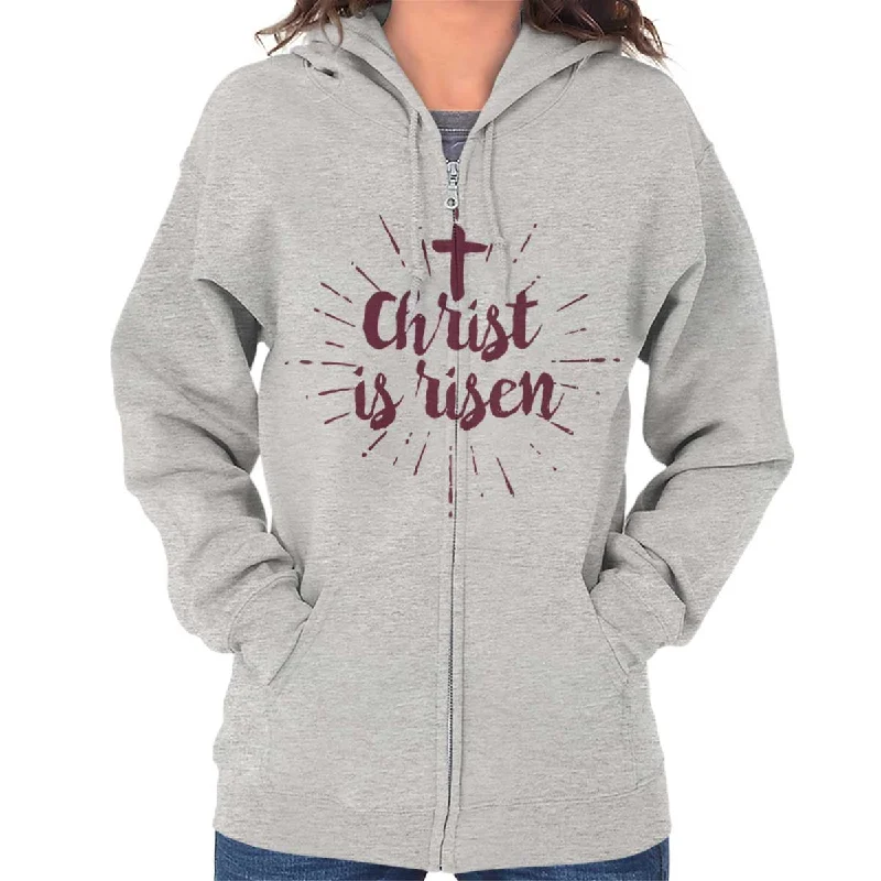 Closeout cozy hoodieChrist Risen Zip Hoodie