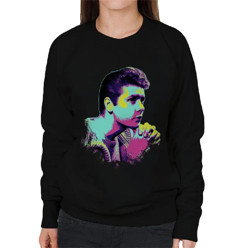 Instant Discount high-end athletic hoodieTV Times Singer Cliff Richard Pop Art Stylised Women's Sweatshirt Instant Discount high-end athletic hoodieTV Times Singer Cliff Richard Pop Art Stylised Women's Sweatshirt