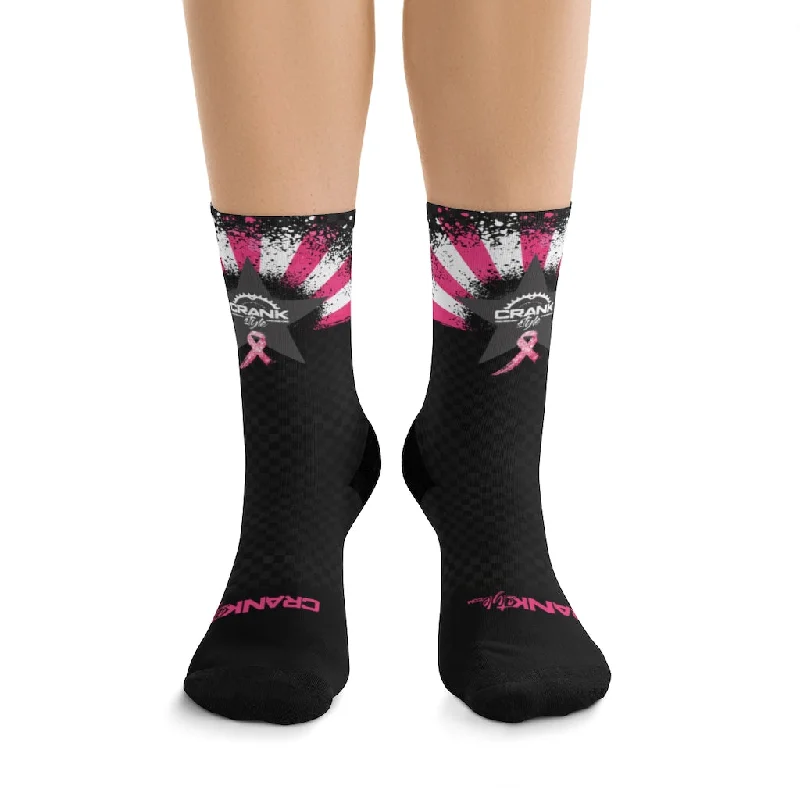 Today’s Deal chic fitness hoodieAZ Breast Cancer Awareness 3/4 MTB Socks
