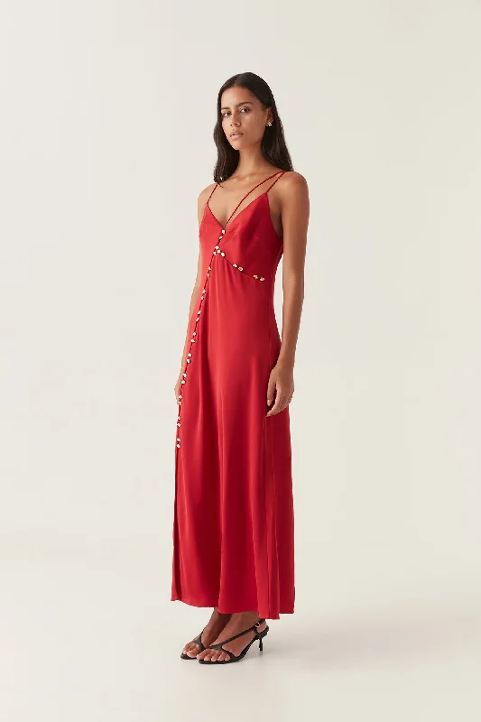 Referral Discount elegant shift dressRiddle Button Down Maxi Dress