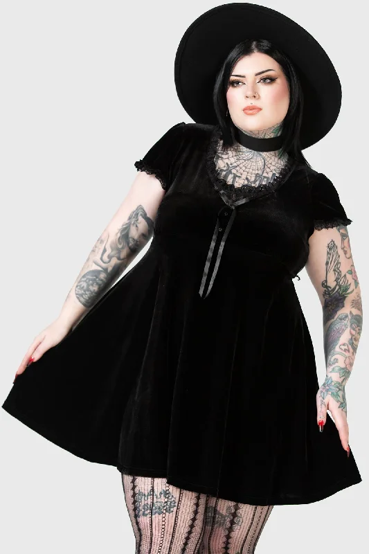 Price Drop Heather Babydoll Dress [B] [PLUS] - Resurrect