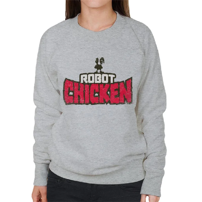 vibrant athletic hoodieRobot Chicken Classic Logo Women's Sweatshirt