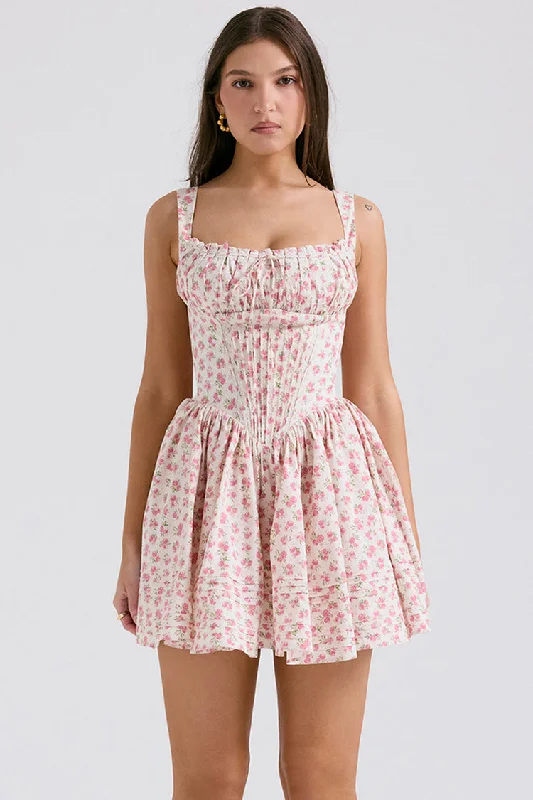 Savings Galore Liliana Floral Mini Dress