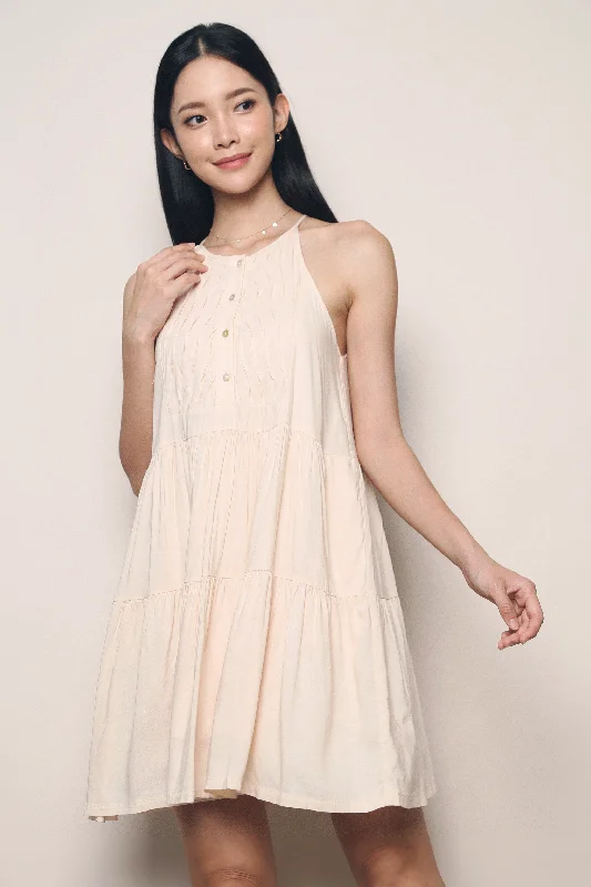 Special Buy Paige Craft Linen Dress Malt (Restock)