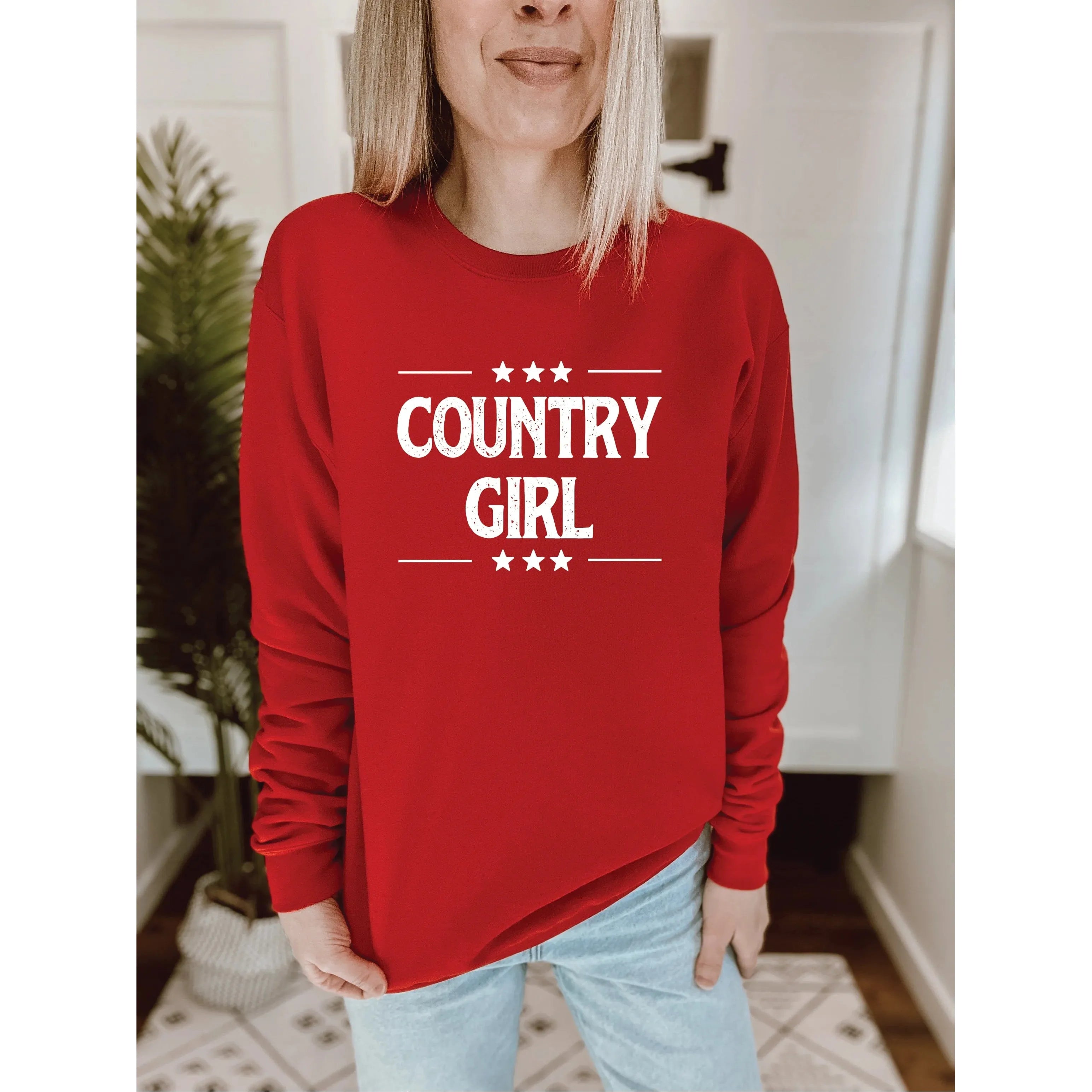 Time-Limited Offer performance gym sweatshirtCountry Girl Crew